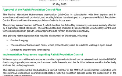 Rabbit Population Control Programme